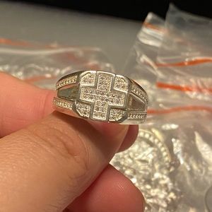 Iced out ring